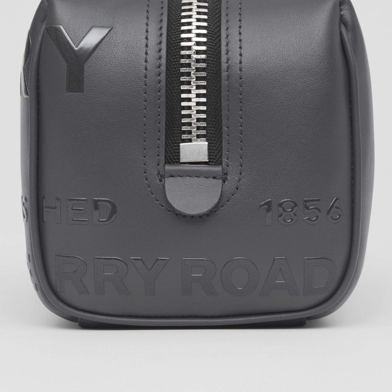 Burberry Horseferry Print Leather Travel Pouch outlook