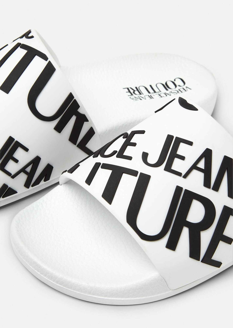 VERSACE JEANS COUTURE Logo Rubber Slides outlook