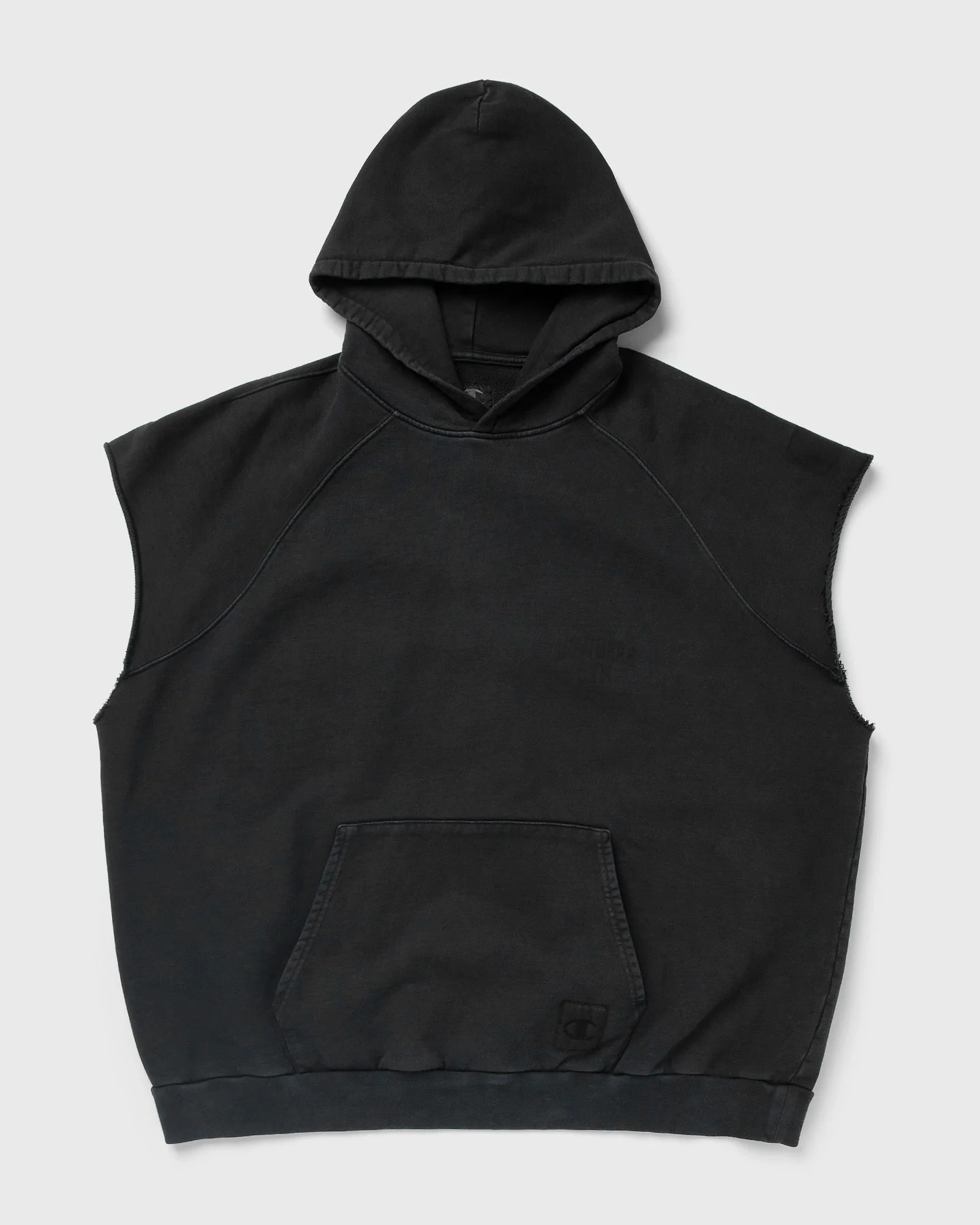 Hooded Sleeveless Sweatshirt - 1