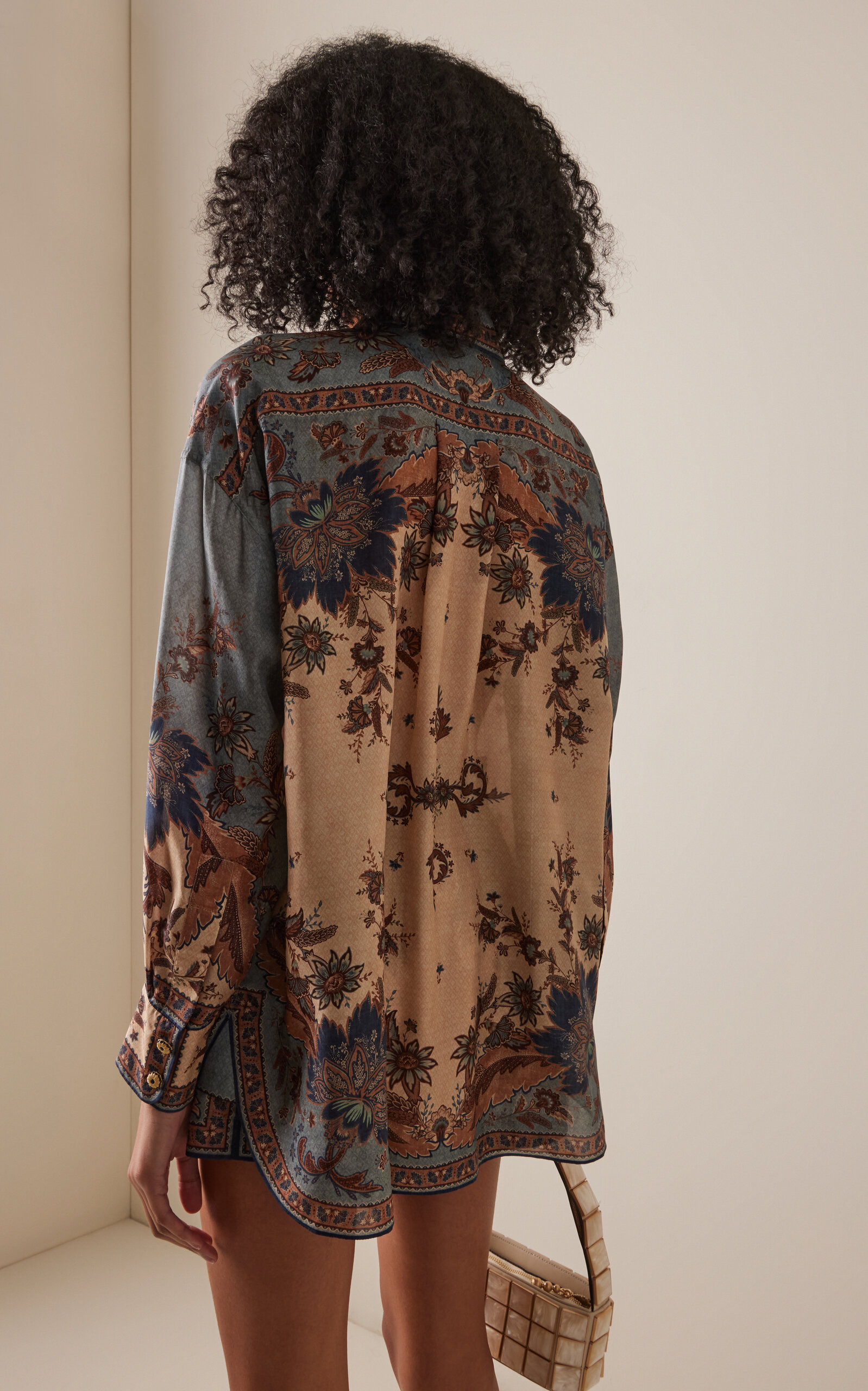 Ascension Silk Shirt blue - 4
