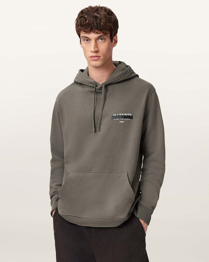 ALLSAINTS REDACT PULLOVER EMBROIDERED LOGO HOODIE outlook