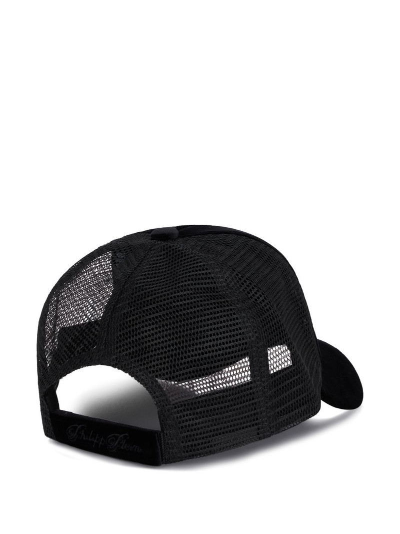 PHILIPP PLEIN crystals baseball cap outlook