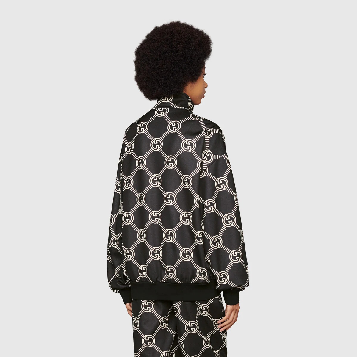 Interlocking G zip jacket - 4