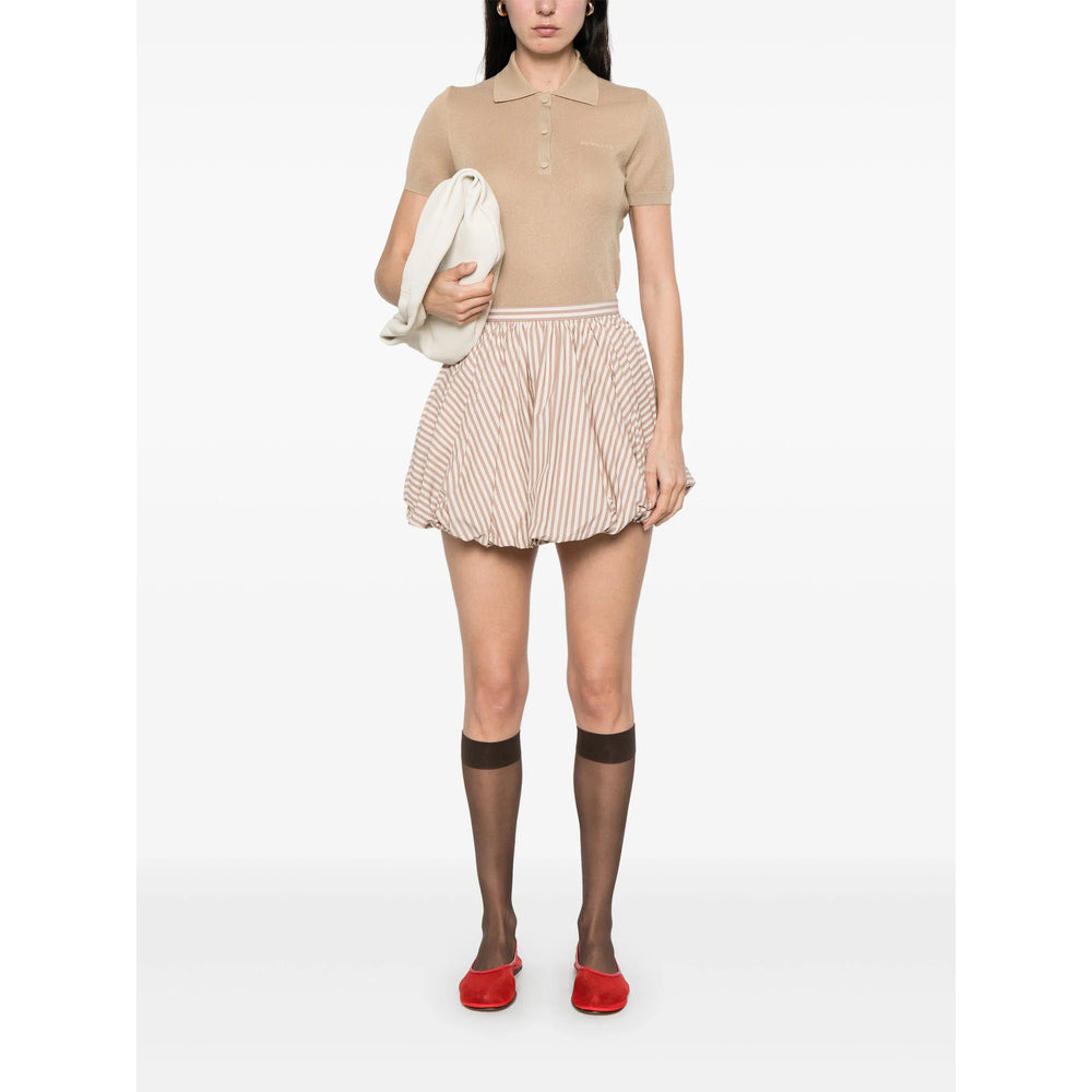 Moncler Neutrals Tops - Polo Tops Women - 3