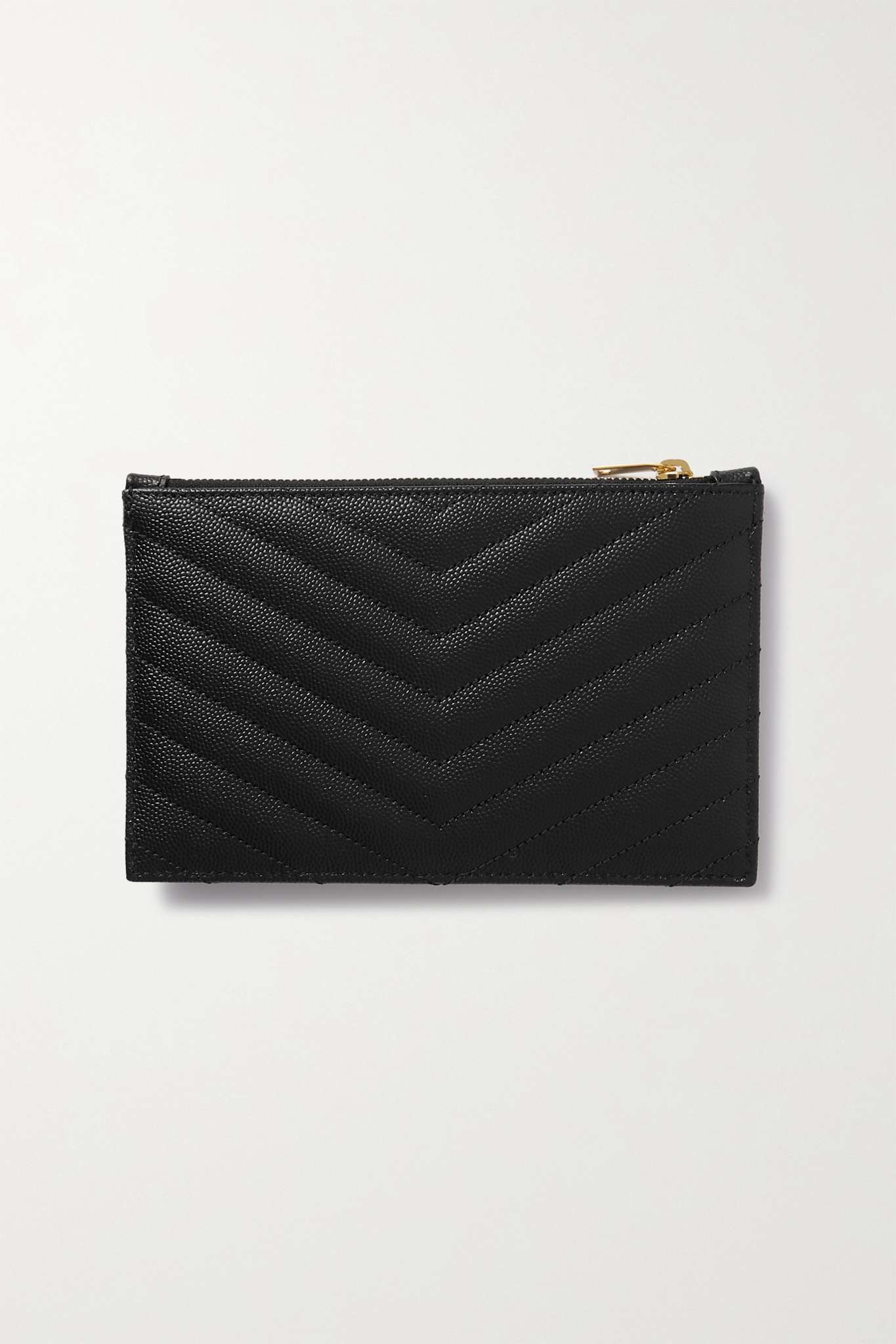 Monogramme quilted textured-leather wallet - 2