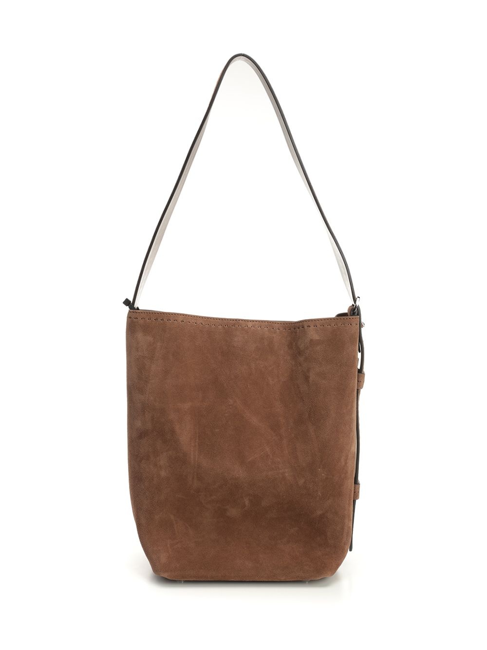 Archetipo 1 S V3 Archetipo Bucket Bag In Suede Shoulder Bags Brown - 3