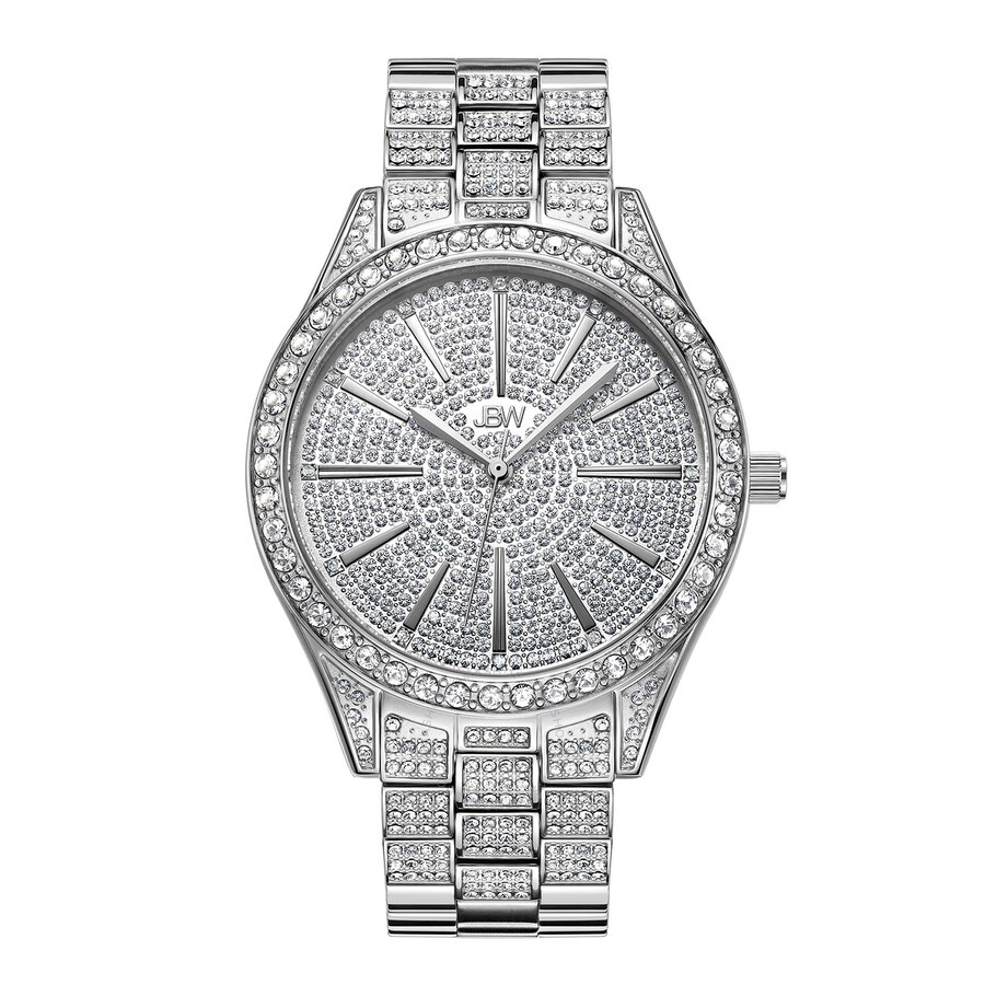 Jbw - JBW Cristal 0.12 ctw Diamond Stainless Steel Ladies Watch J6346C - 1