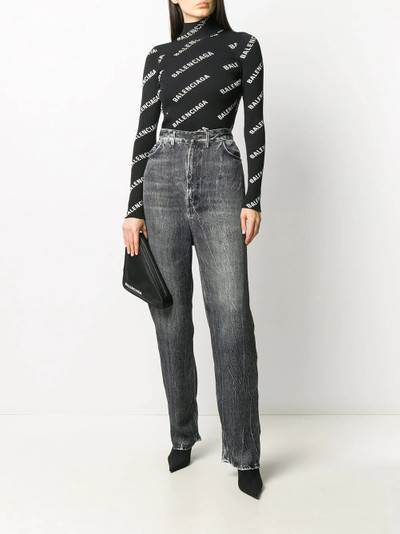 BALENCIAGA elongated baggy jeans outlook