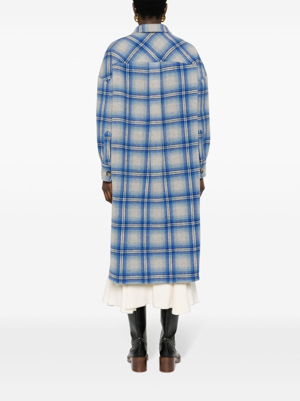 Fontizi checked coat - 4