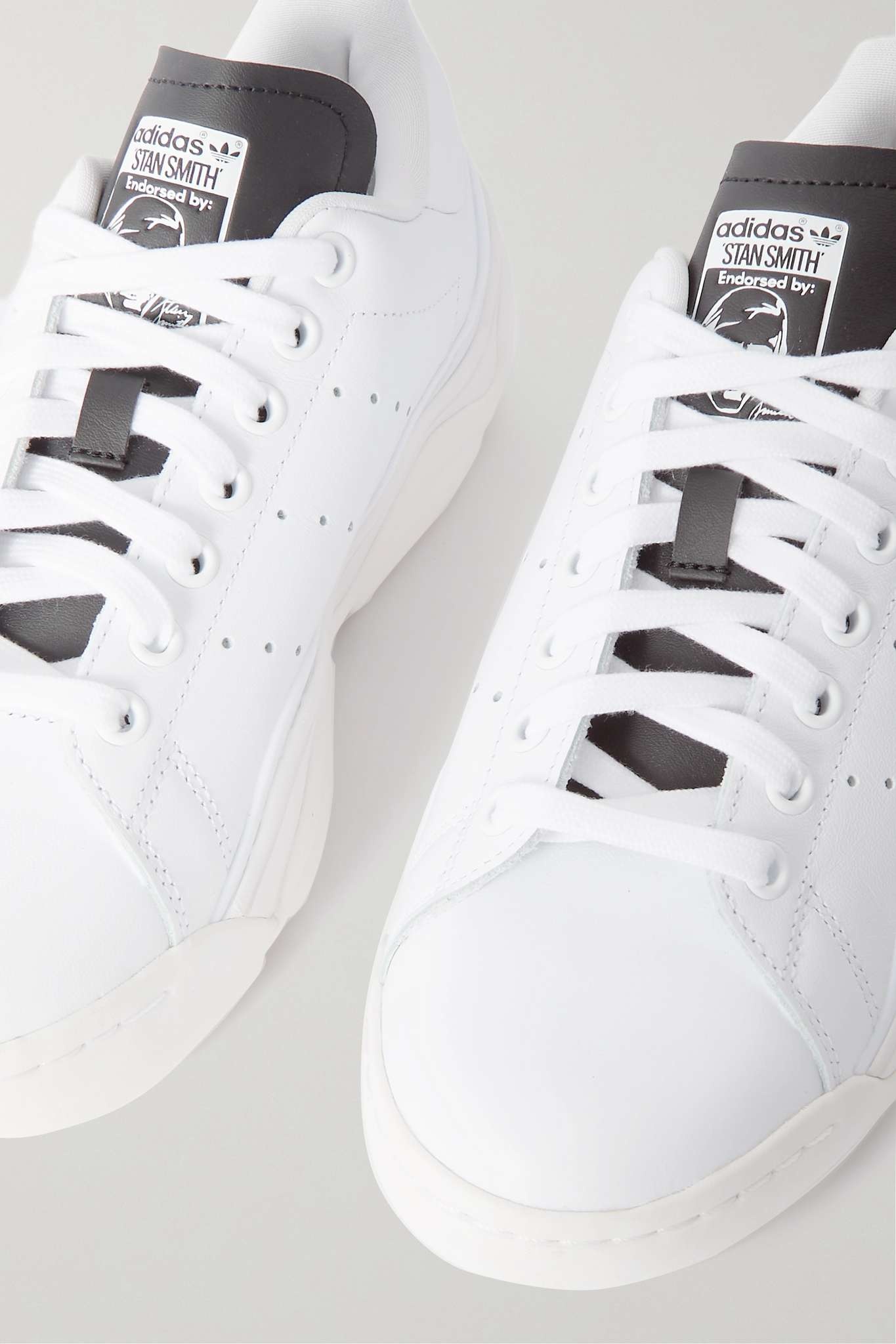Stan Smith rubber-trimmed leather sneakers - 4