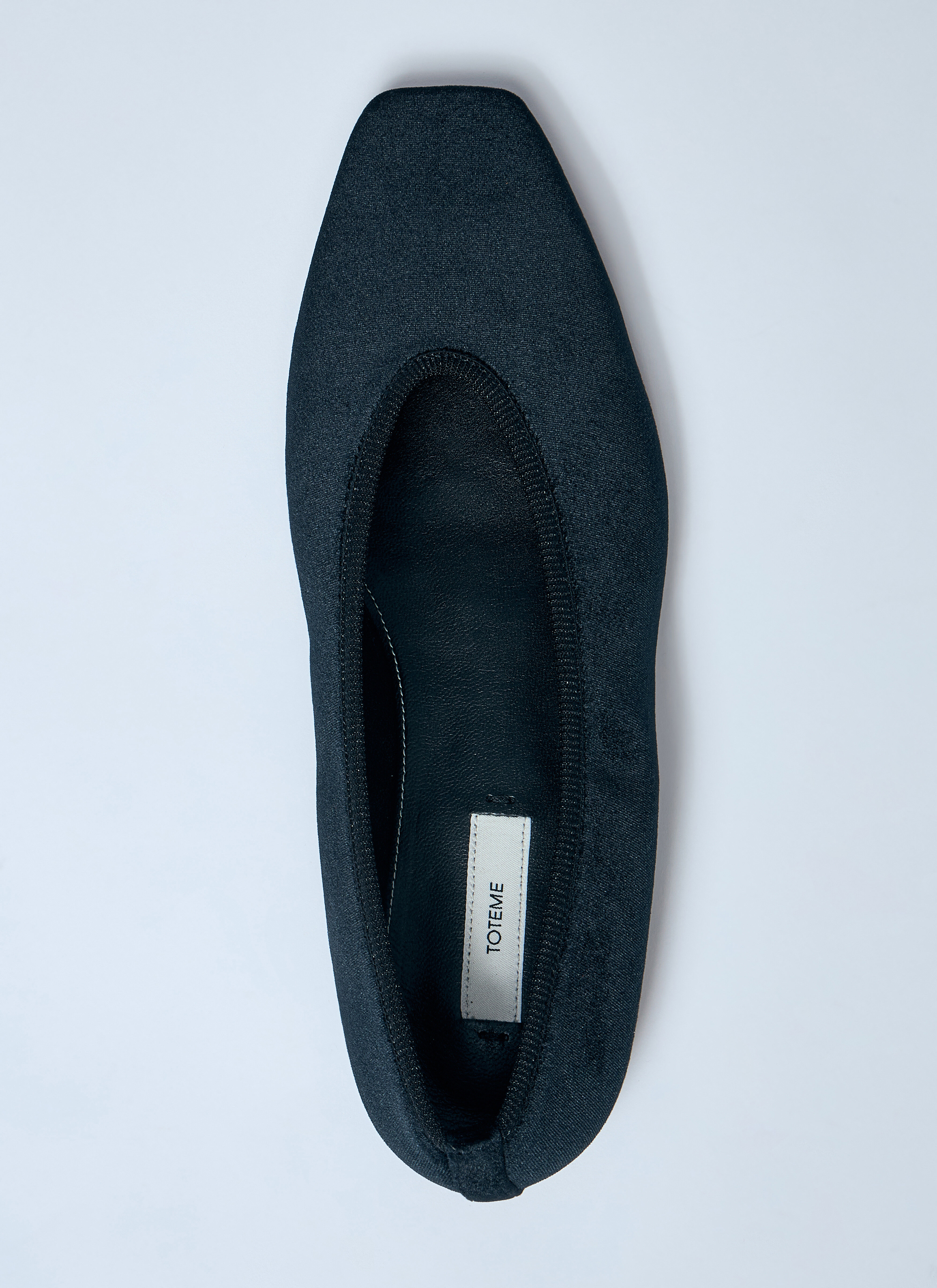 Minimalist Velvet Ballerina Flats - 5