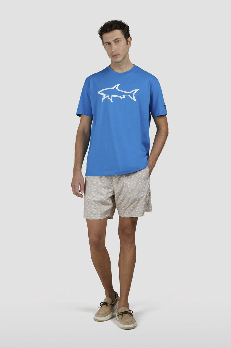Paul & Shark SWIM SHORTS WITH SHARK PRINT outlook