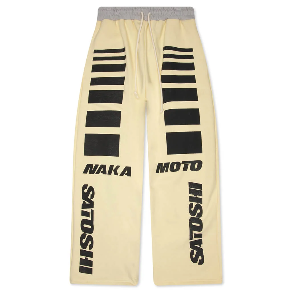 MOTO SWEATPANTS - BEIGE - 1