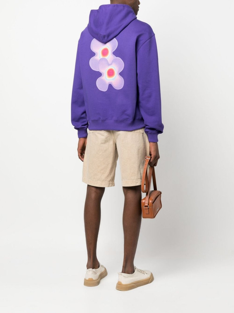 BLUEMARBLE logo-print cotton hoodie outlook