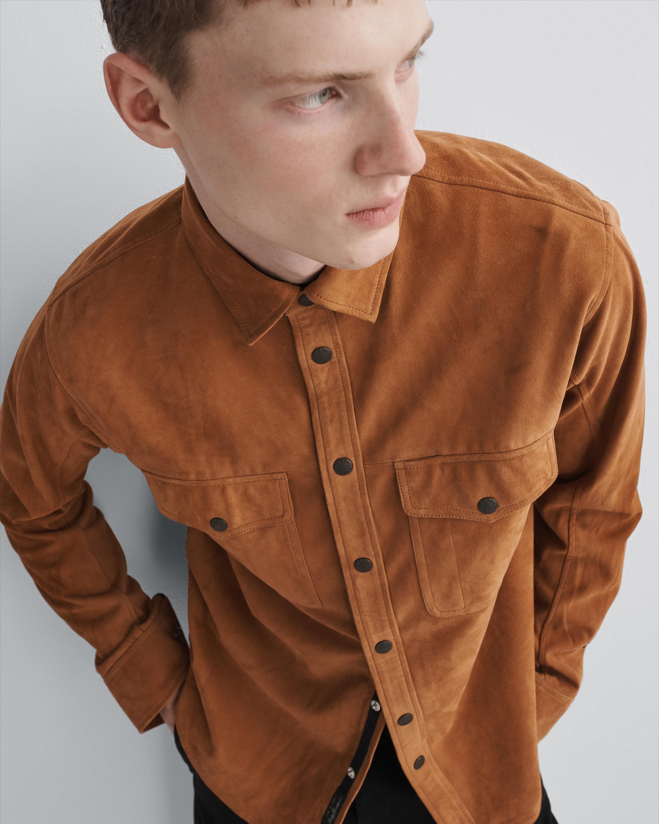 Engineered Jack Suede Shirt
Relaxed Fit Button Down Shirt - 2