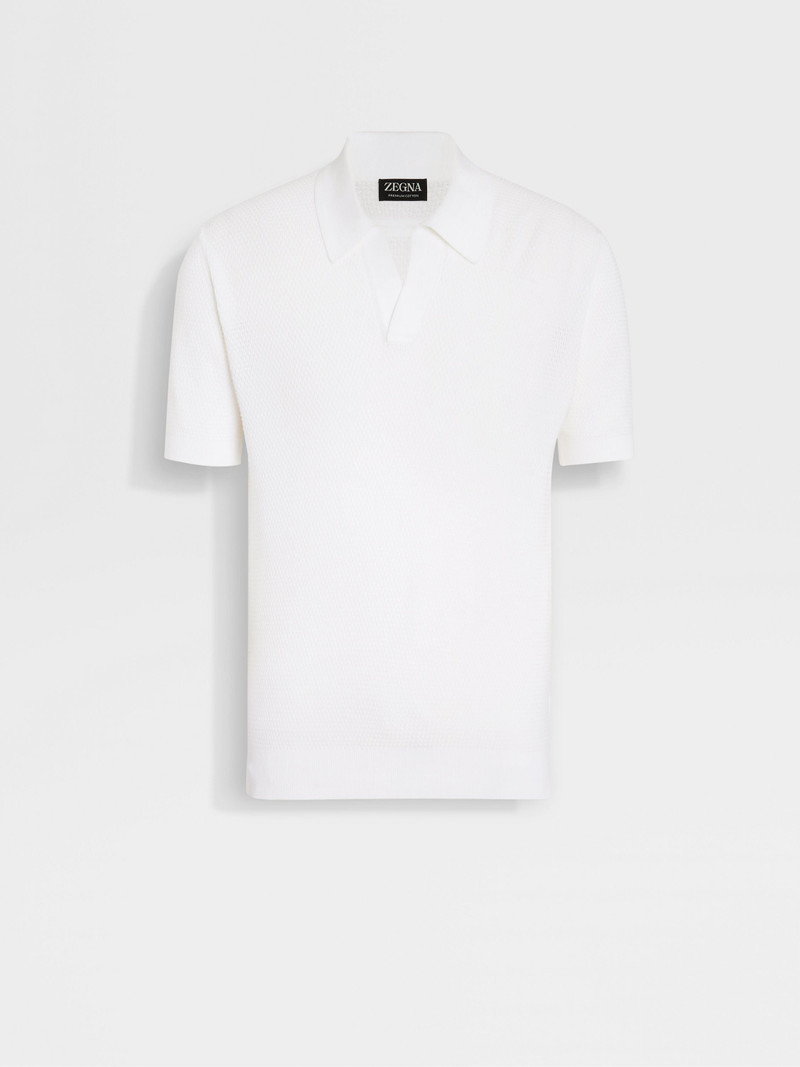 WHITE PREMIUM COTTON POLO SHIRT 1