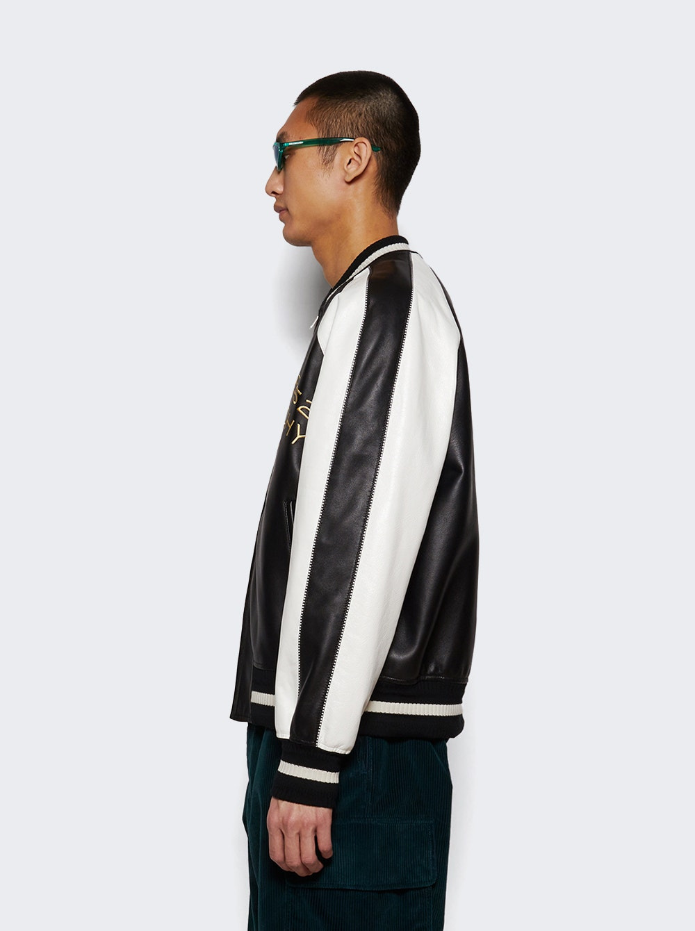 Embroidered Jacket Black And White - 3