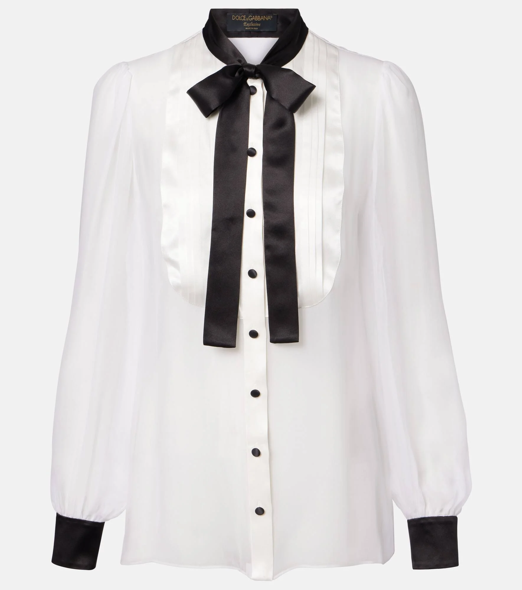 Sheer silk shirt - 1