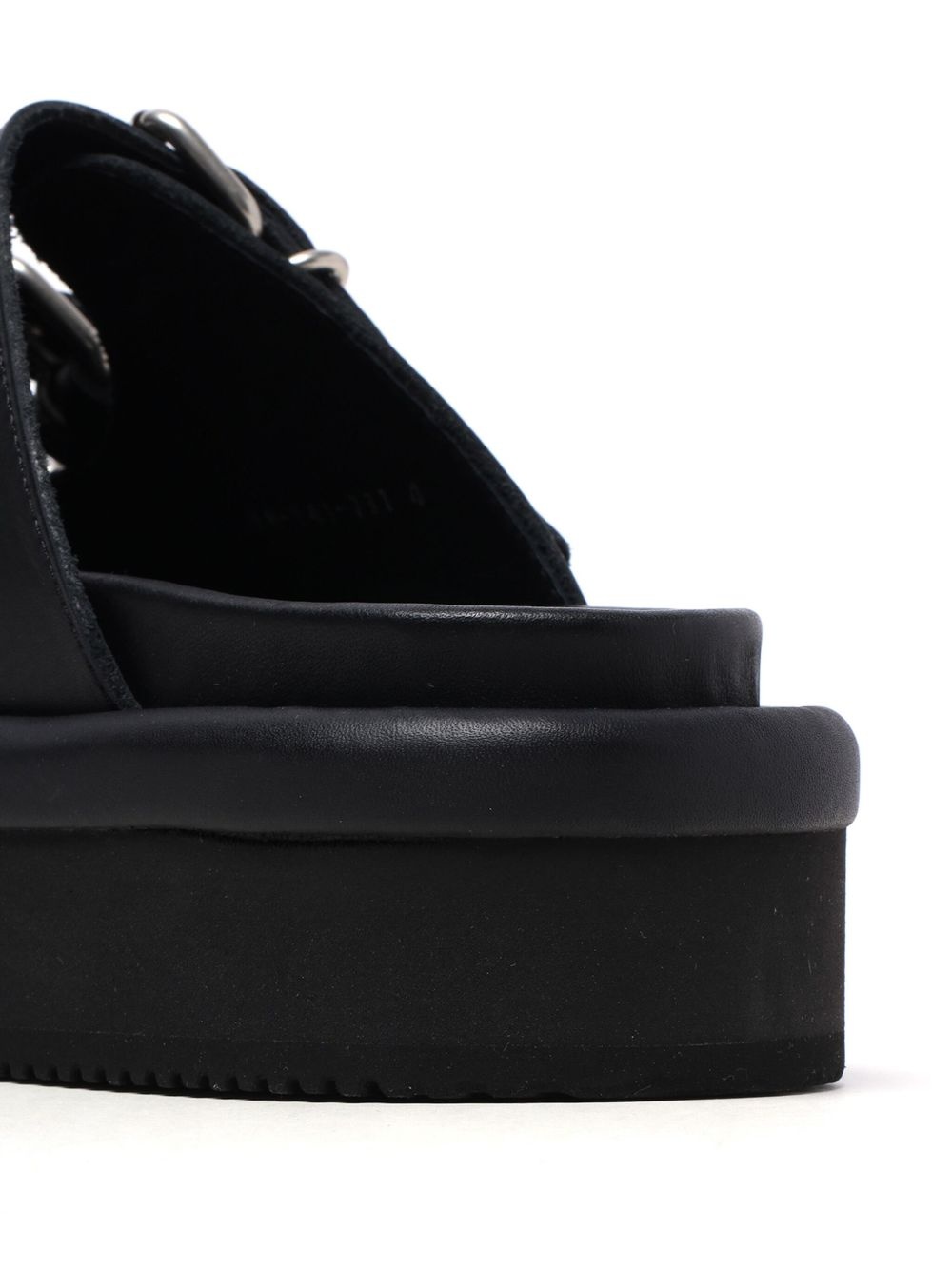 buckled-strap mules - 6
