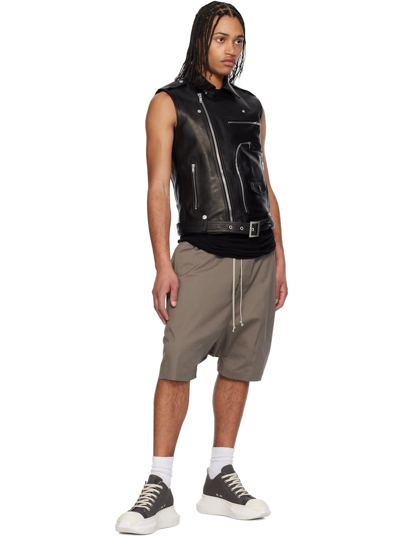 Rick Owens DRKSHDW Gray Hollywood Abstract Low Sneaks Sneakers outlook