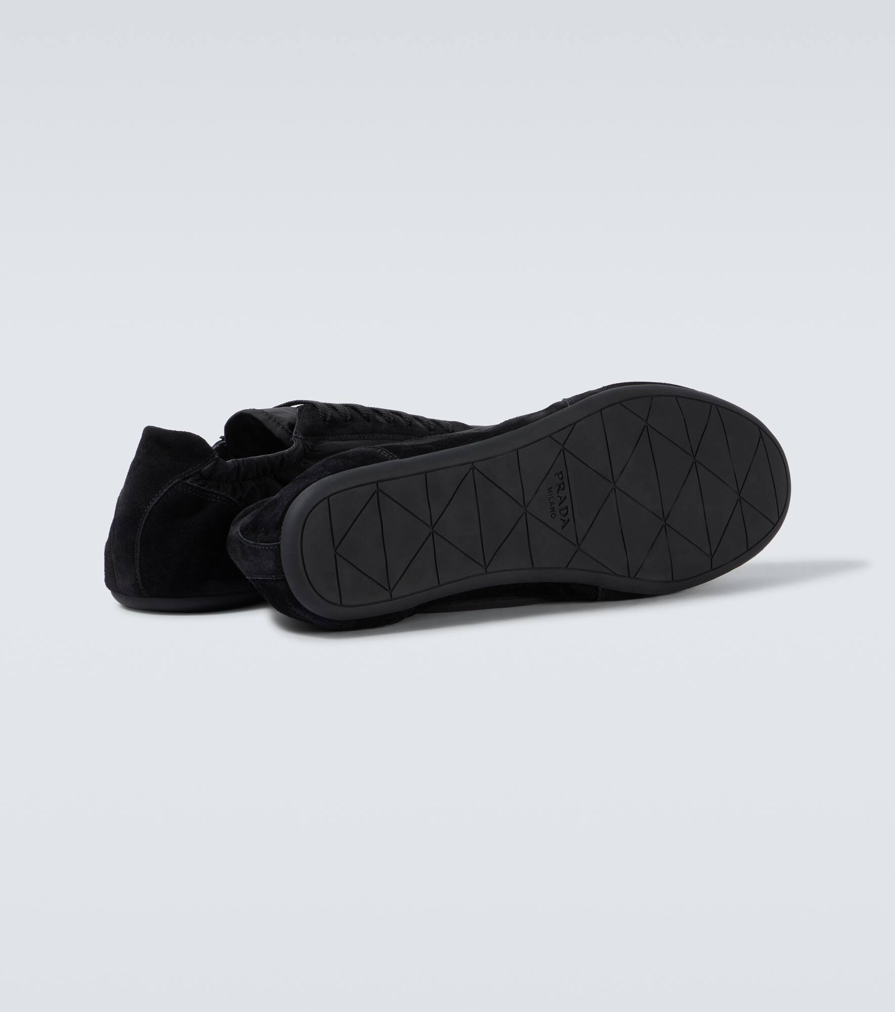 Collapse Re-Nylon suede-trimmed sneakers - 7