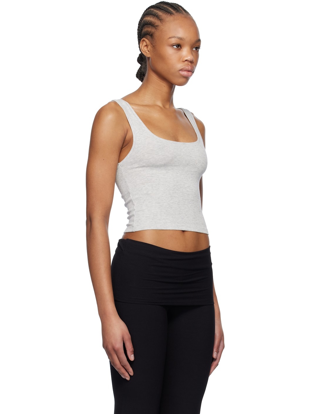 Three-Pack Multicolor Cotton Rib Tank Tops - 2