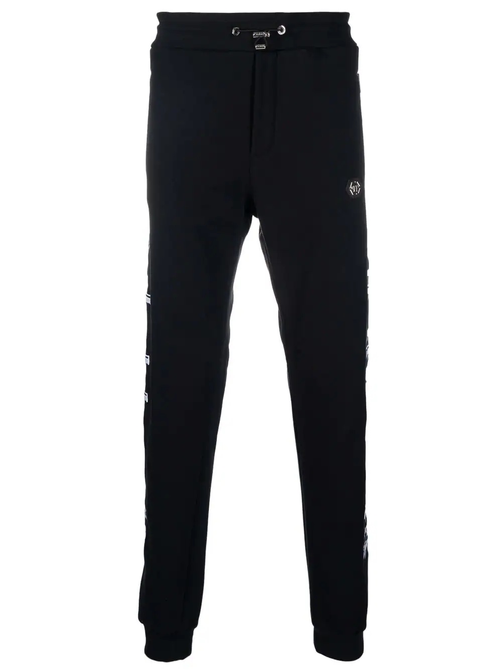 logo-print jogging trousers - 1