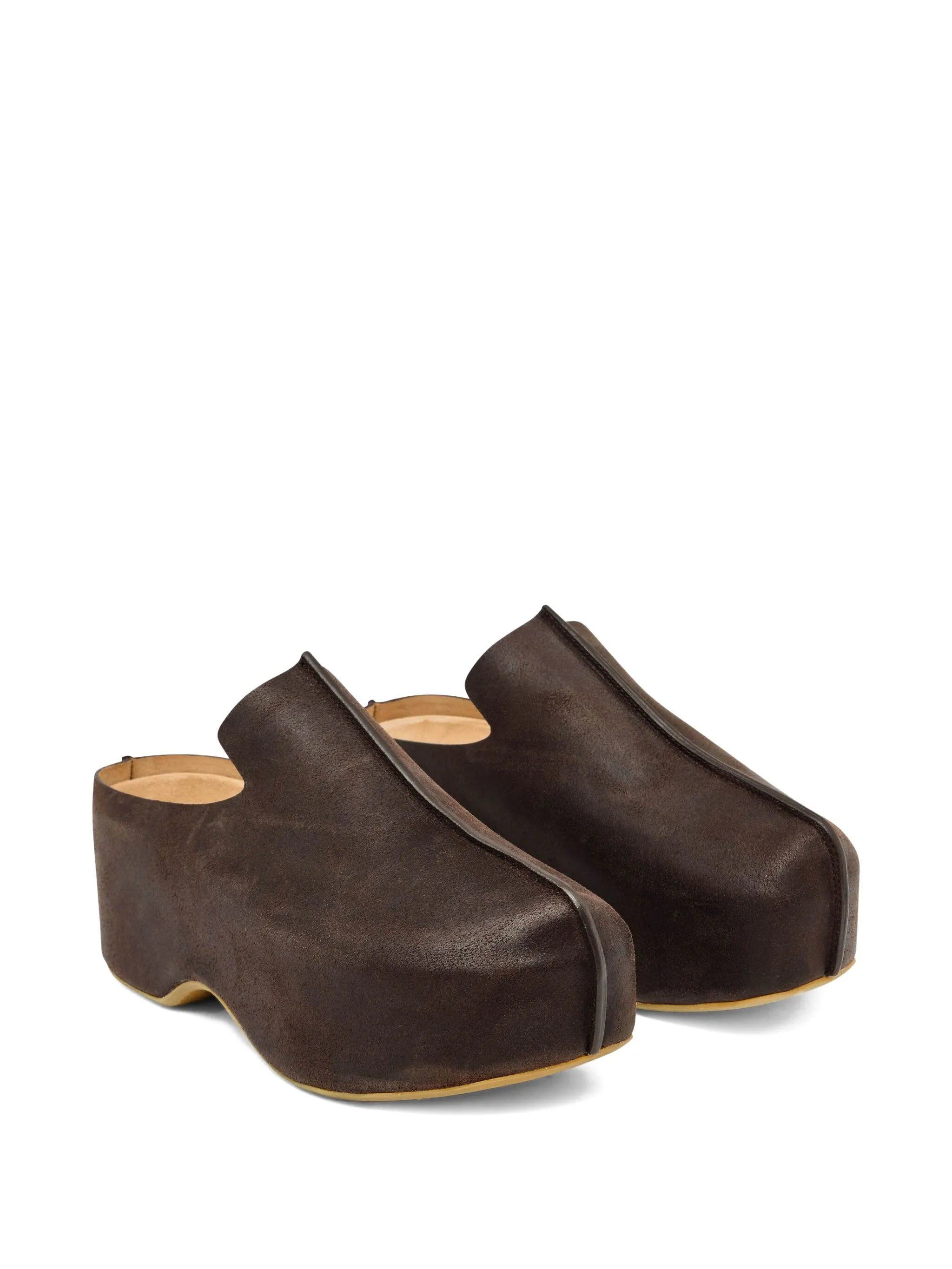 50mm suede platform mules - 2