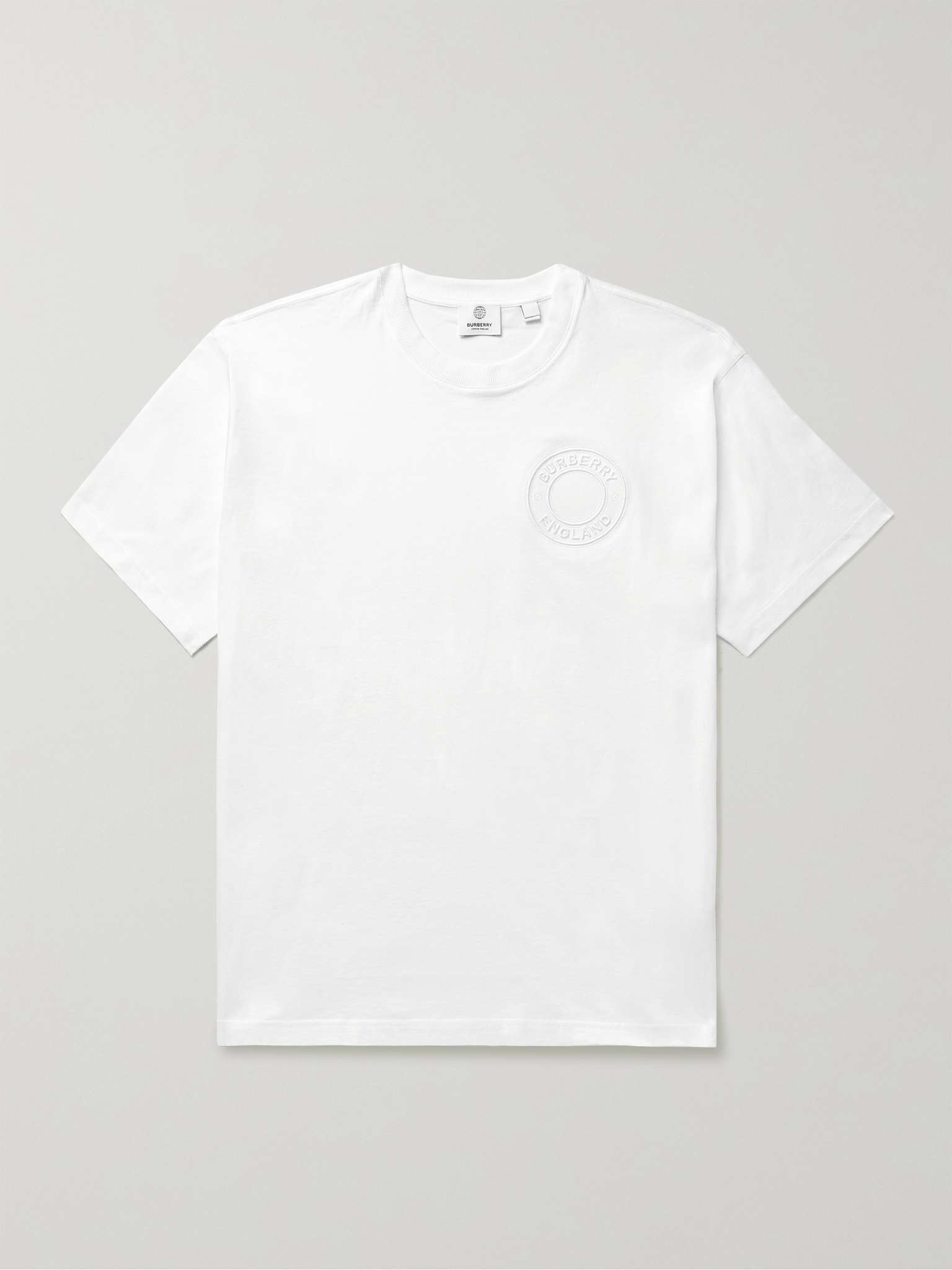 Logo-Embroidered Cotton-Jersey T-Shirt - 1