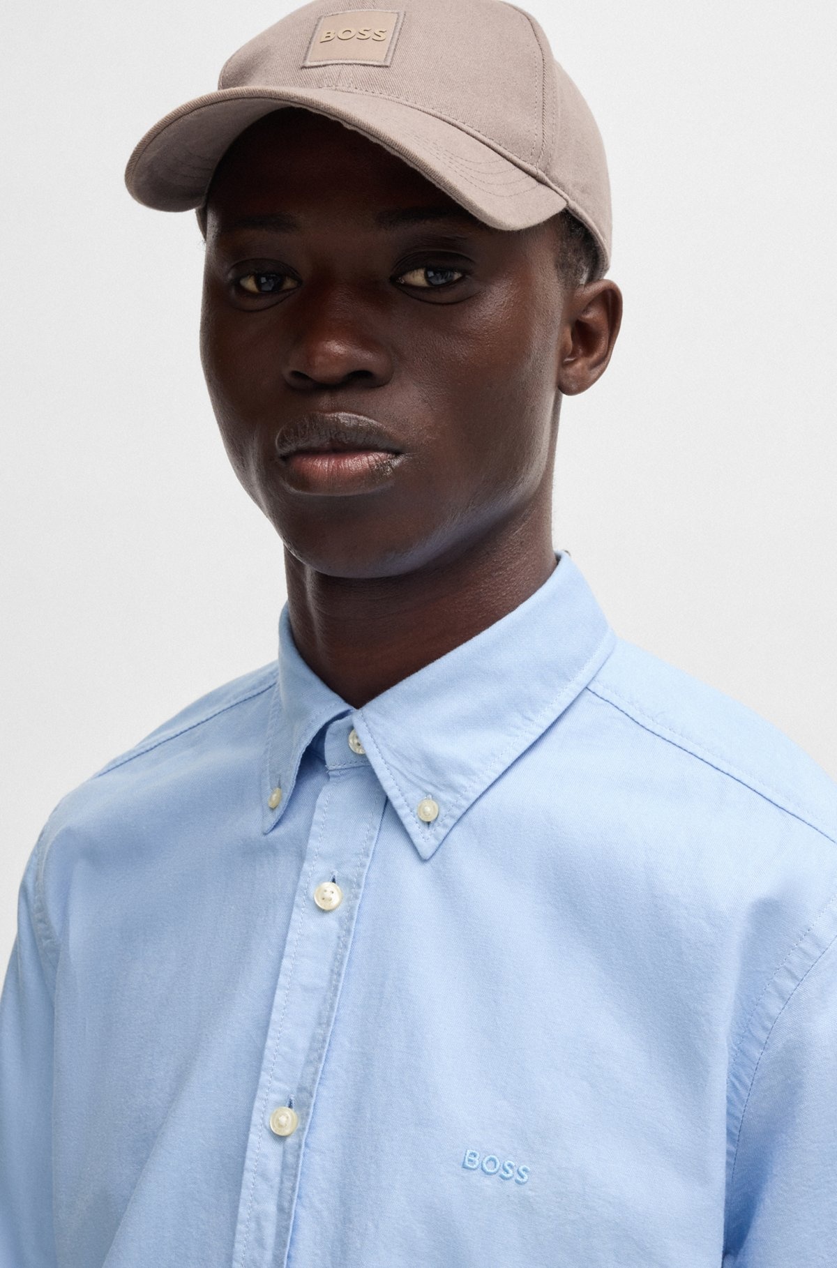 BUTTON-DOWN REGULAR-FIT SHIRT IN OXFORD COTTON - 3
