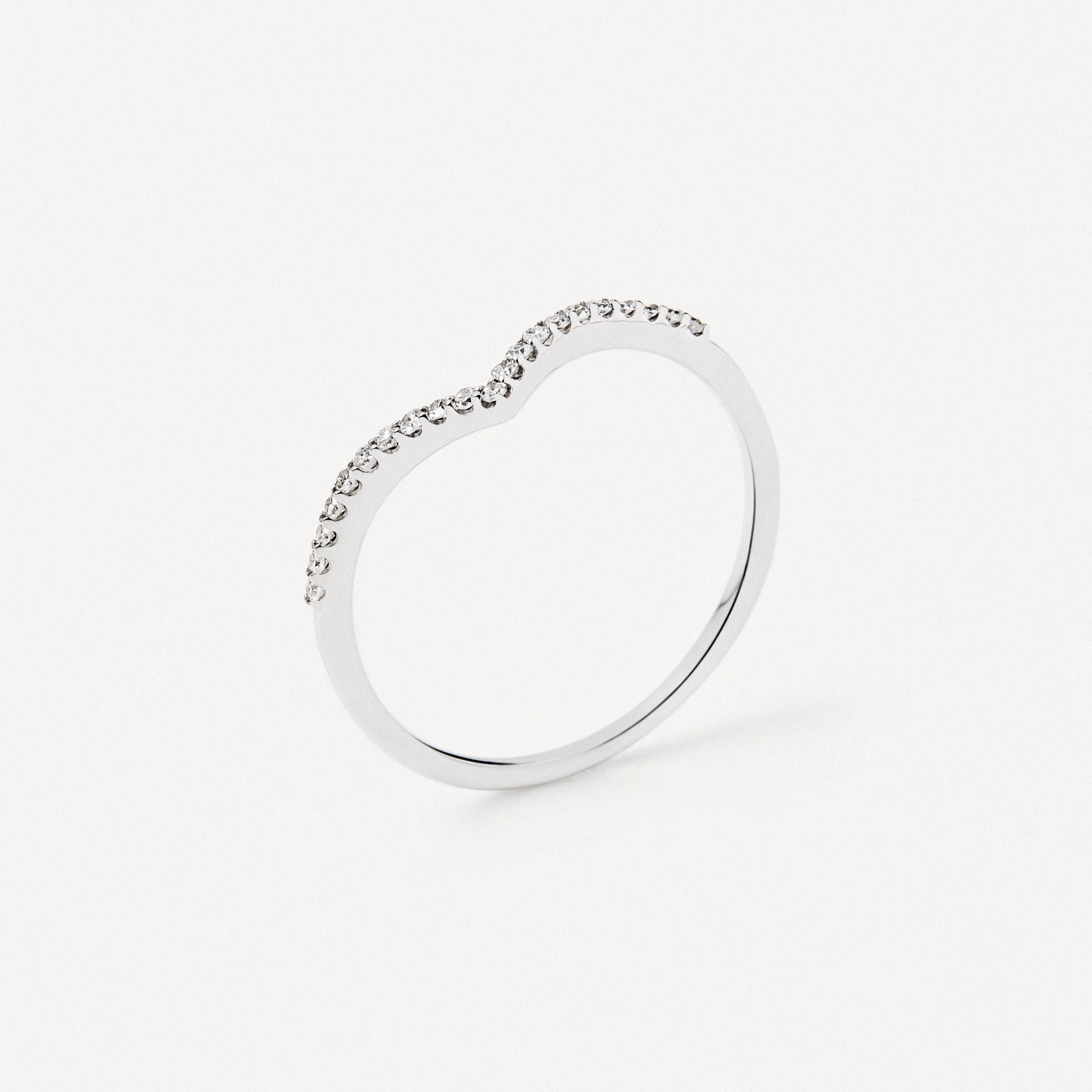 TOUS ATELIER white gold tiara ring with diamonds - 1
