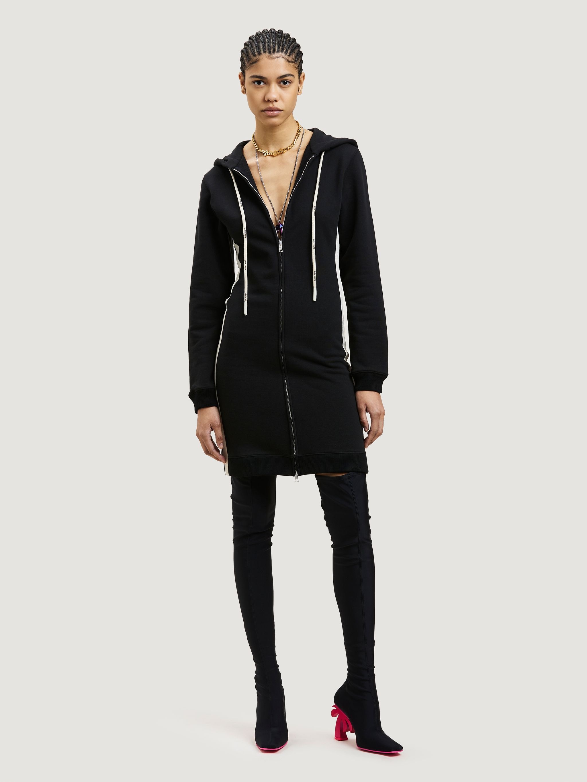 FLEECE HOODIE DRESS - 2