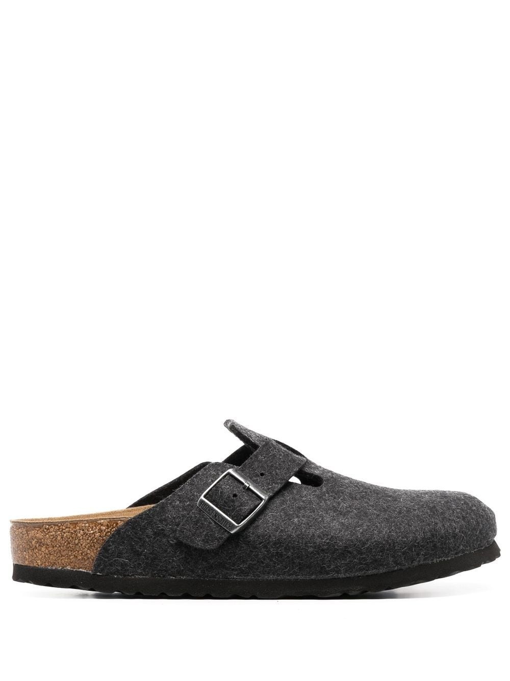 Boston buckled wool slippers - 1