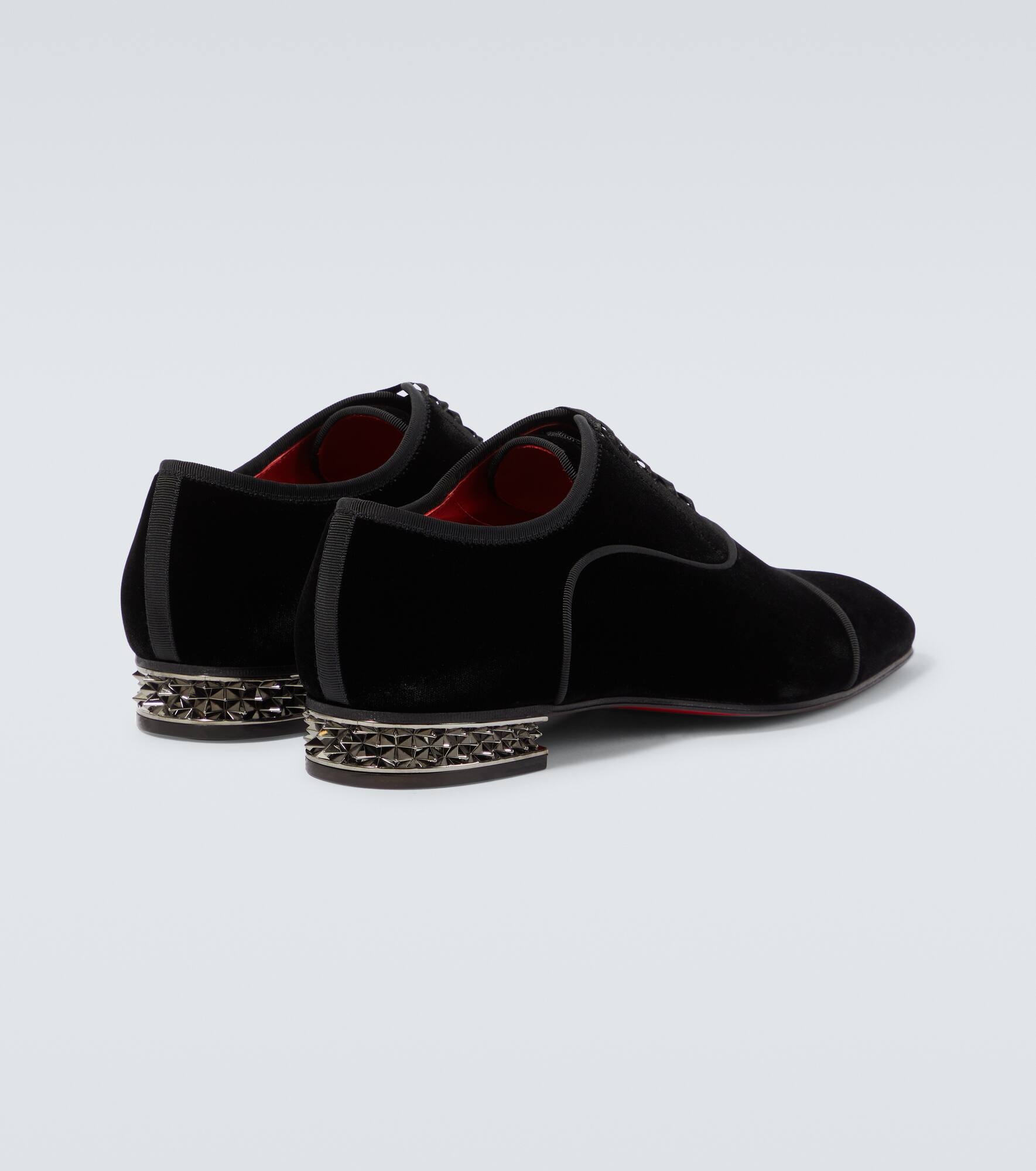Greggyrocks velvet Oxford shoes - 6
