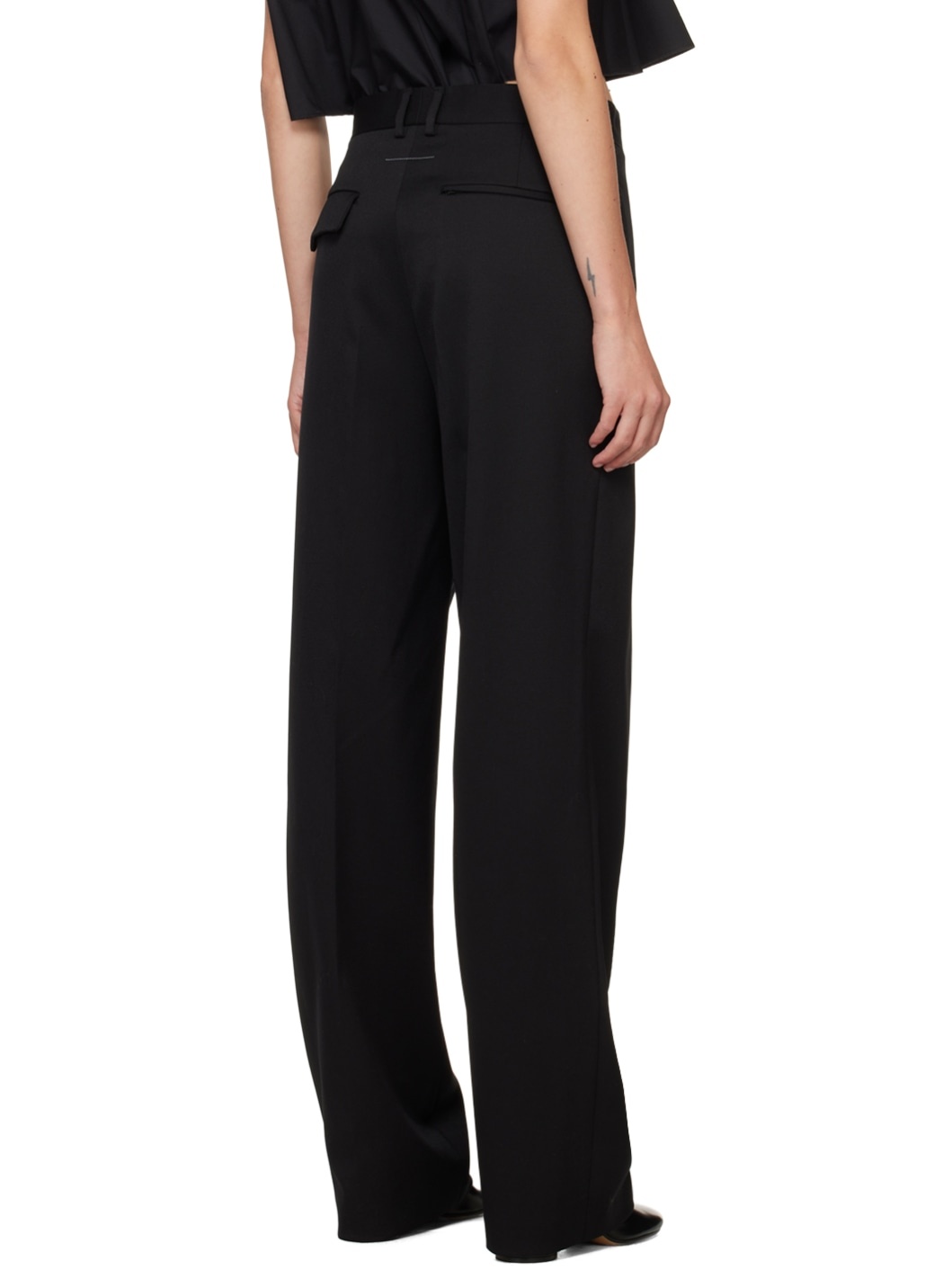 Black Tailoring Trousers - 3