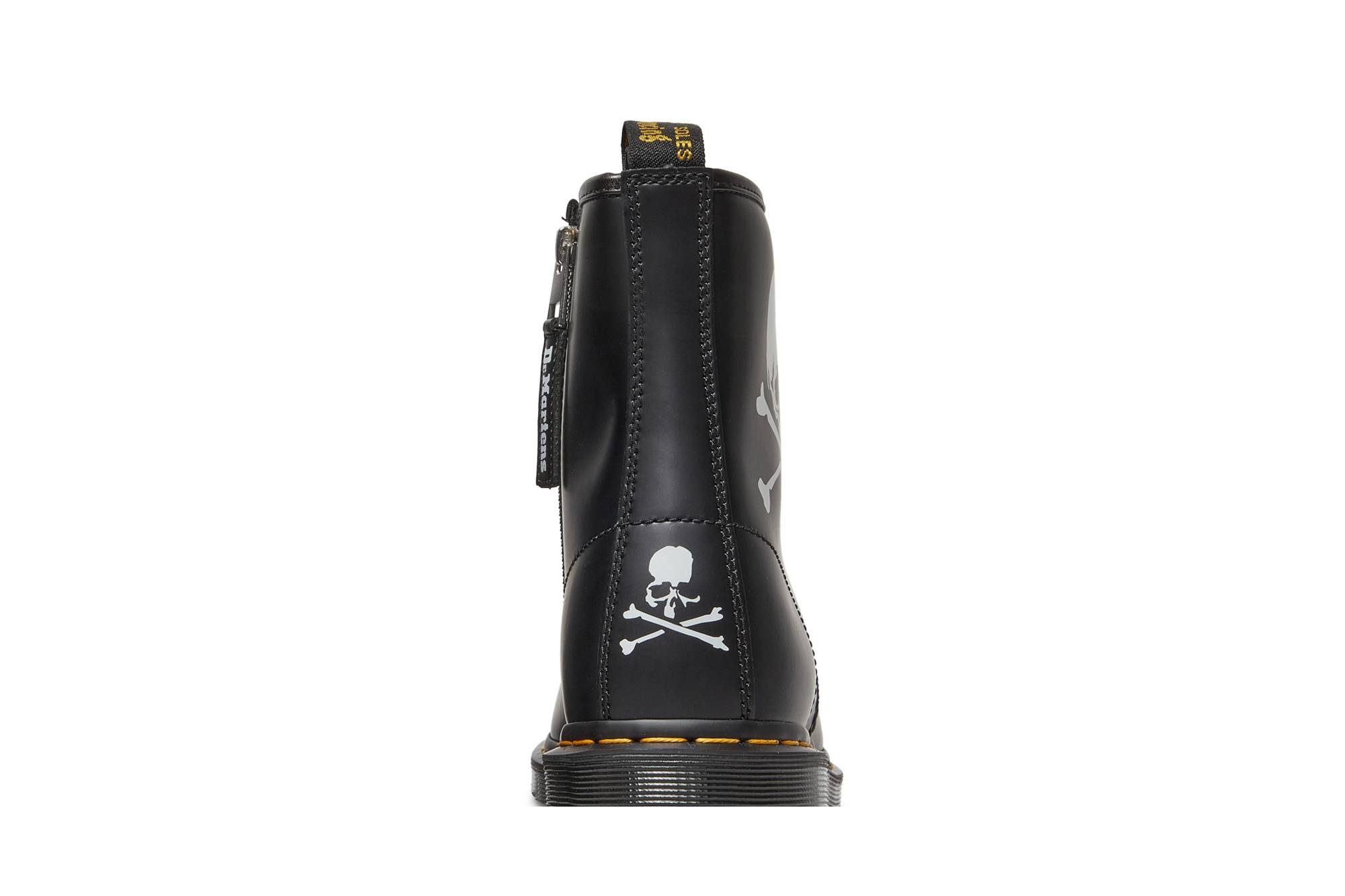 Mastermind World x 1460 Leather Boots 'Black Skull' - 7