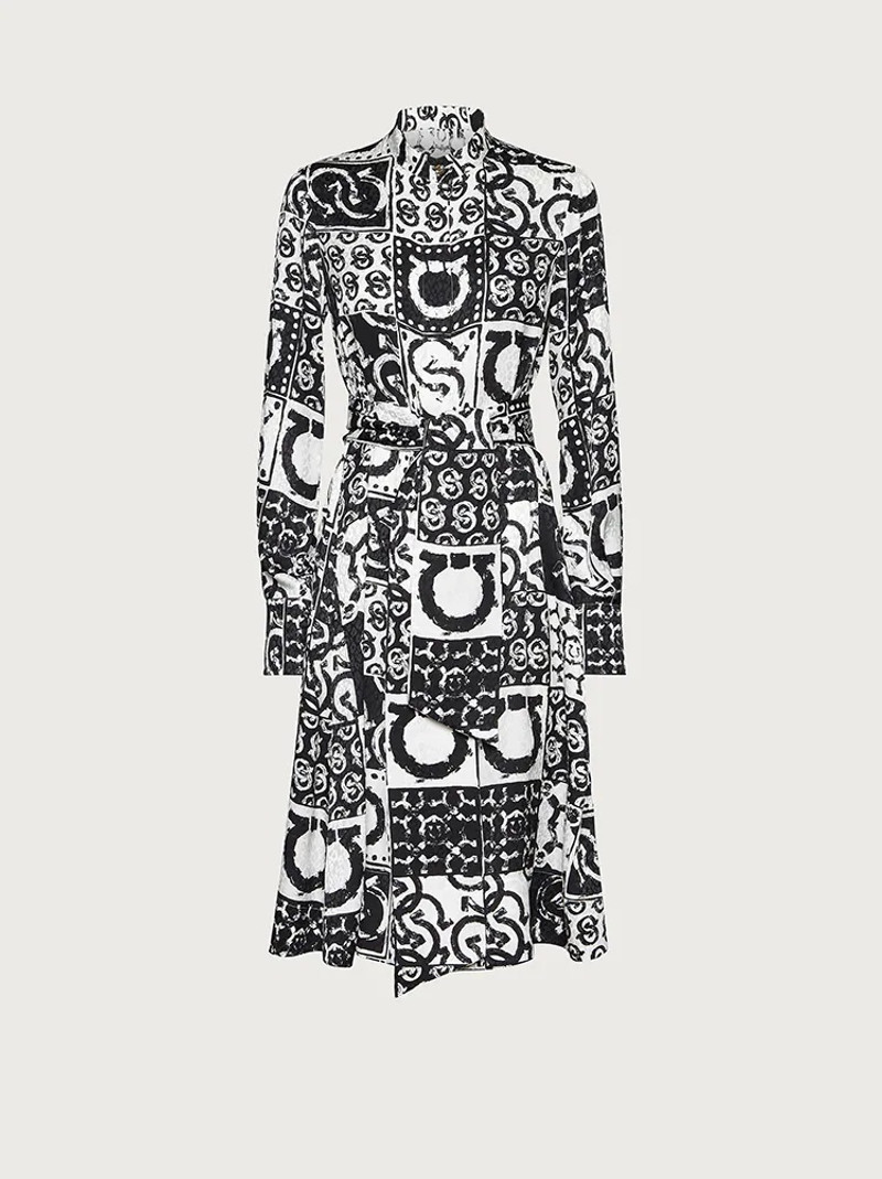SILK JACQUARD DRESS 3