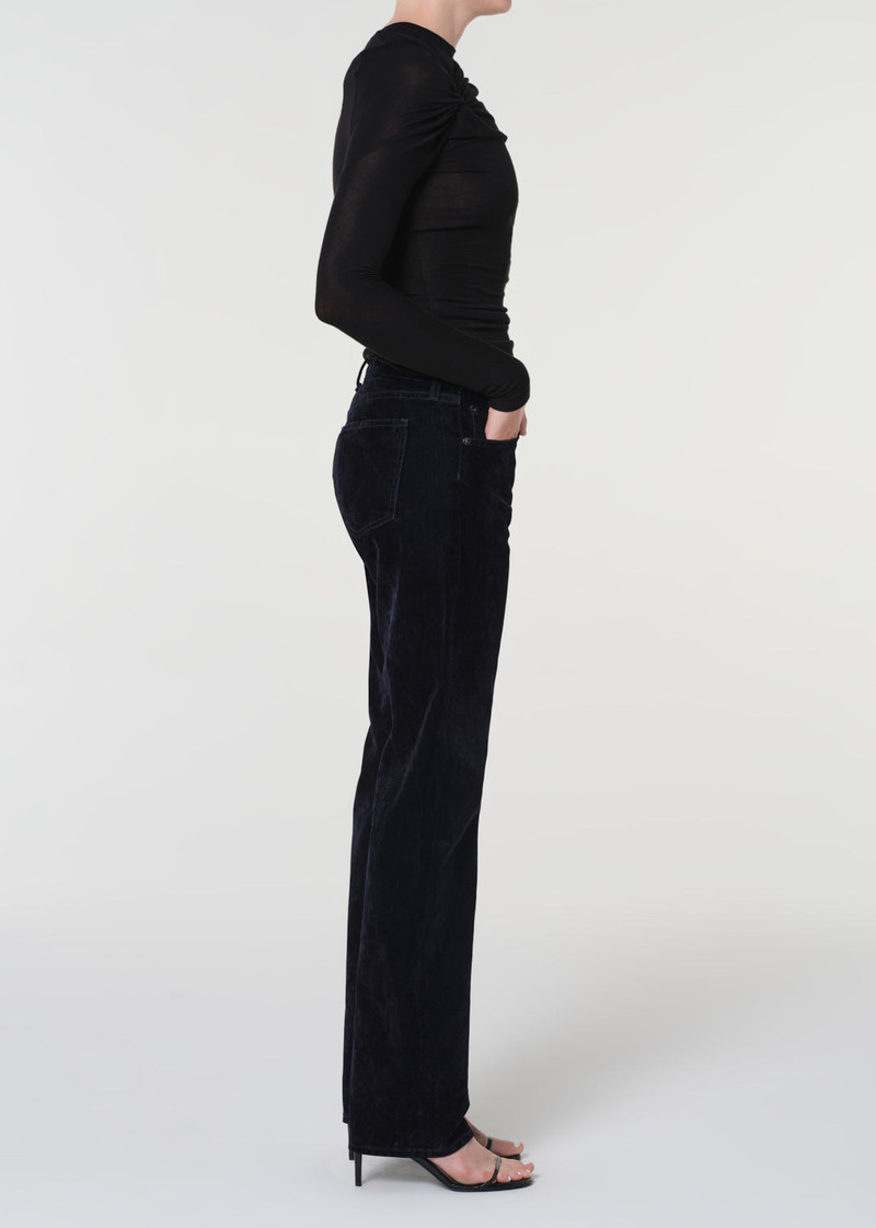 LOW RISE SLIM (VELVET) IN BLUE CRUSH 4