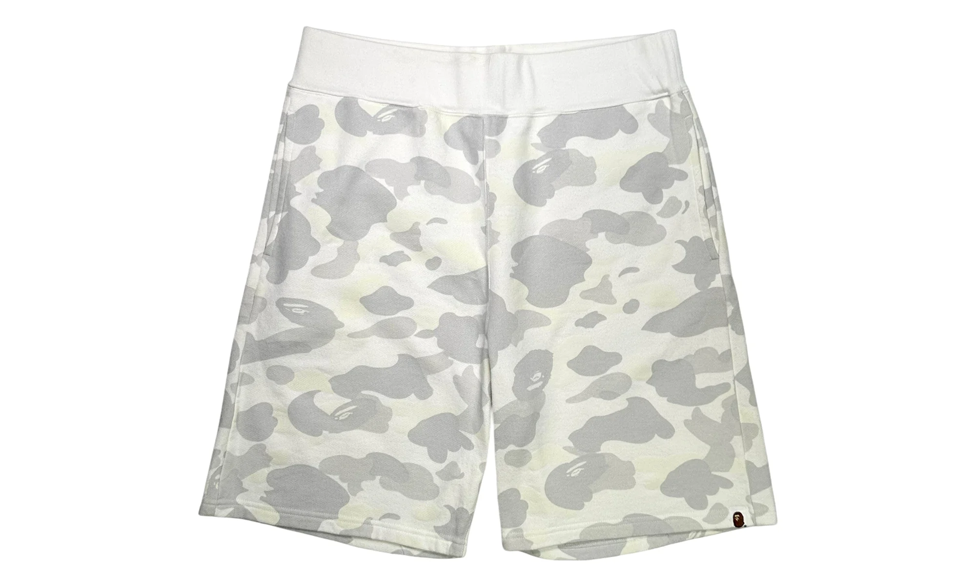 Glow in The Dark Sweatshorts "Camo White" BGITDCSW - 1