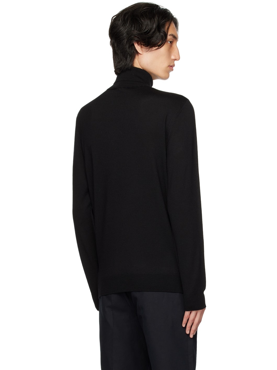 Black Dundee Turtleneck - 3