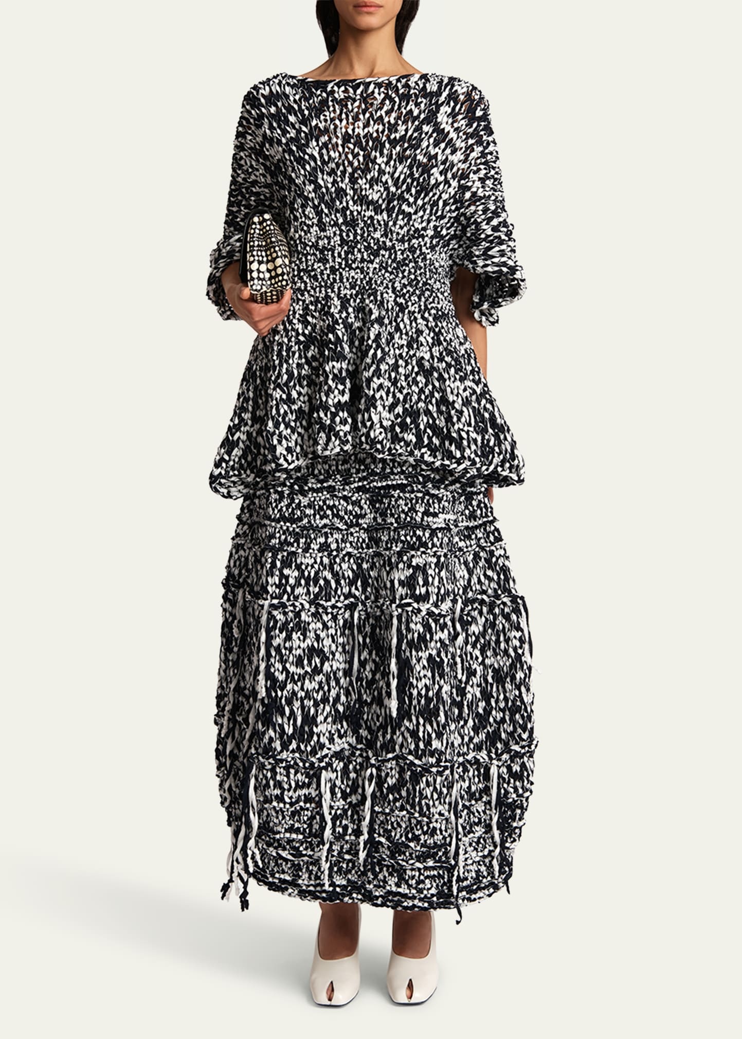 Inna Knit Cotton-Blend Maxi Skirt - 2