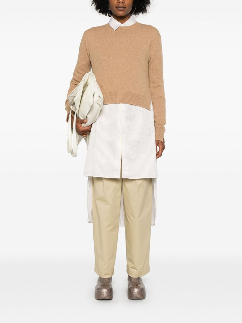 Plan C side-slits sweater outlook