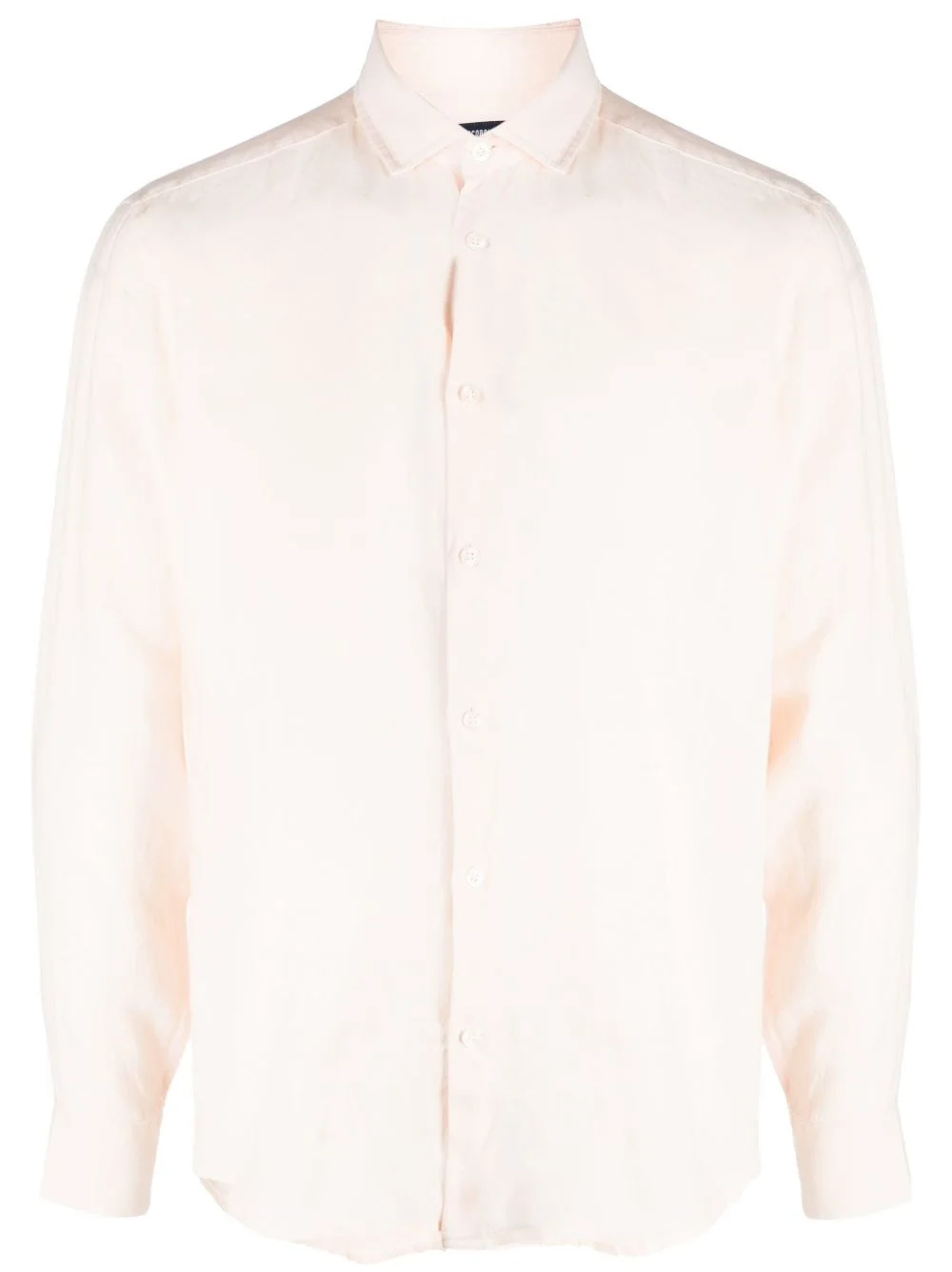 long-sleeved linen shirt - 1