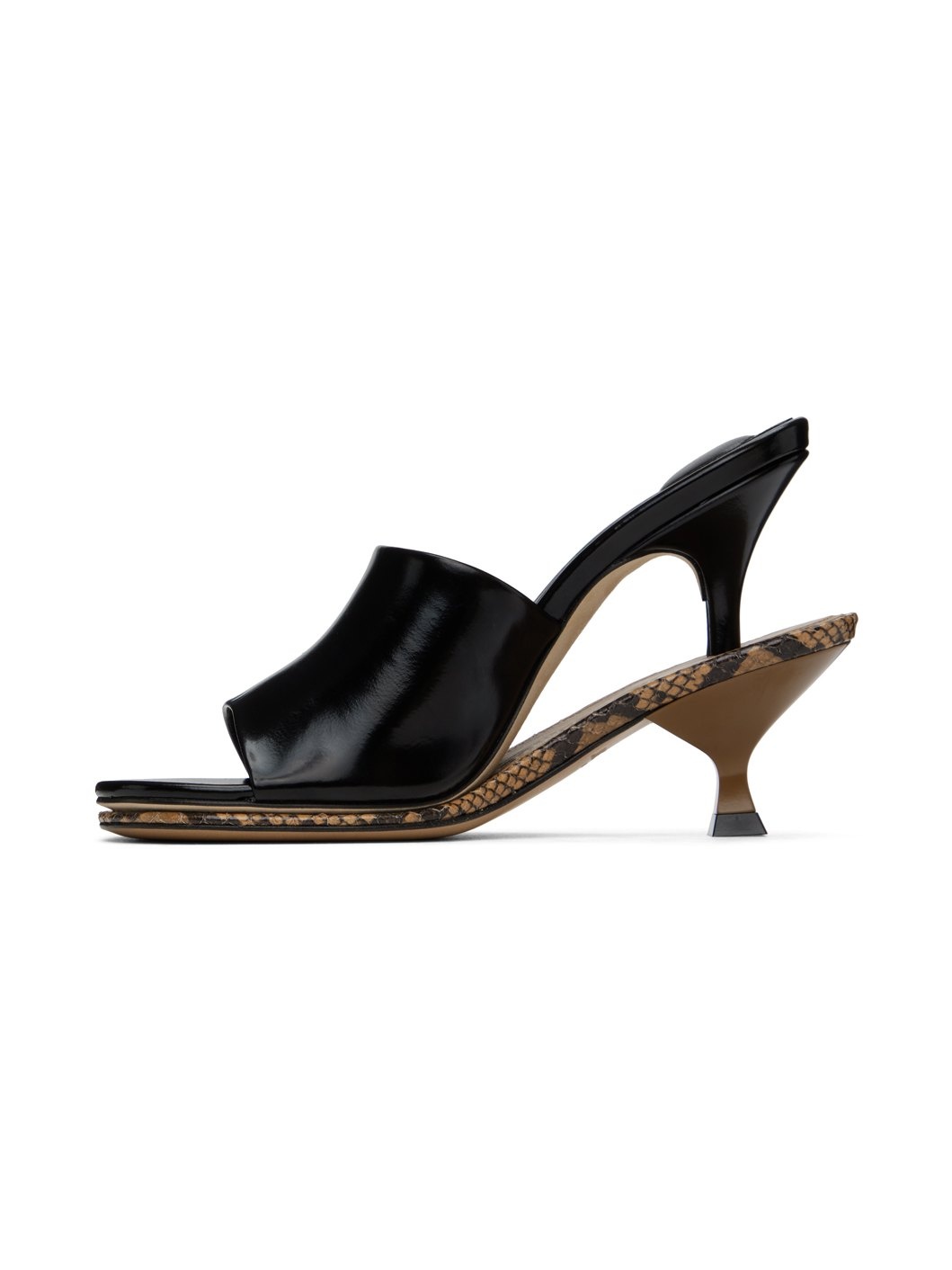 Black & Brown 'Les doubles mules' Mules - 3