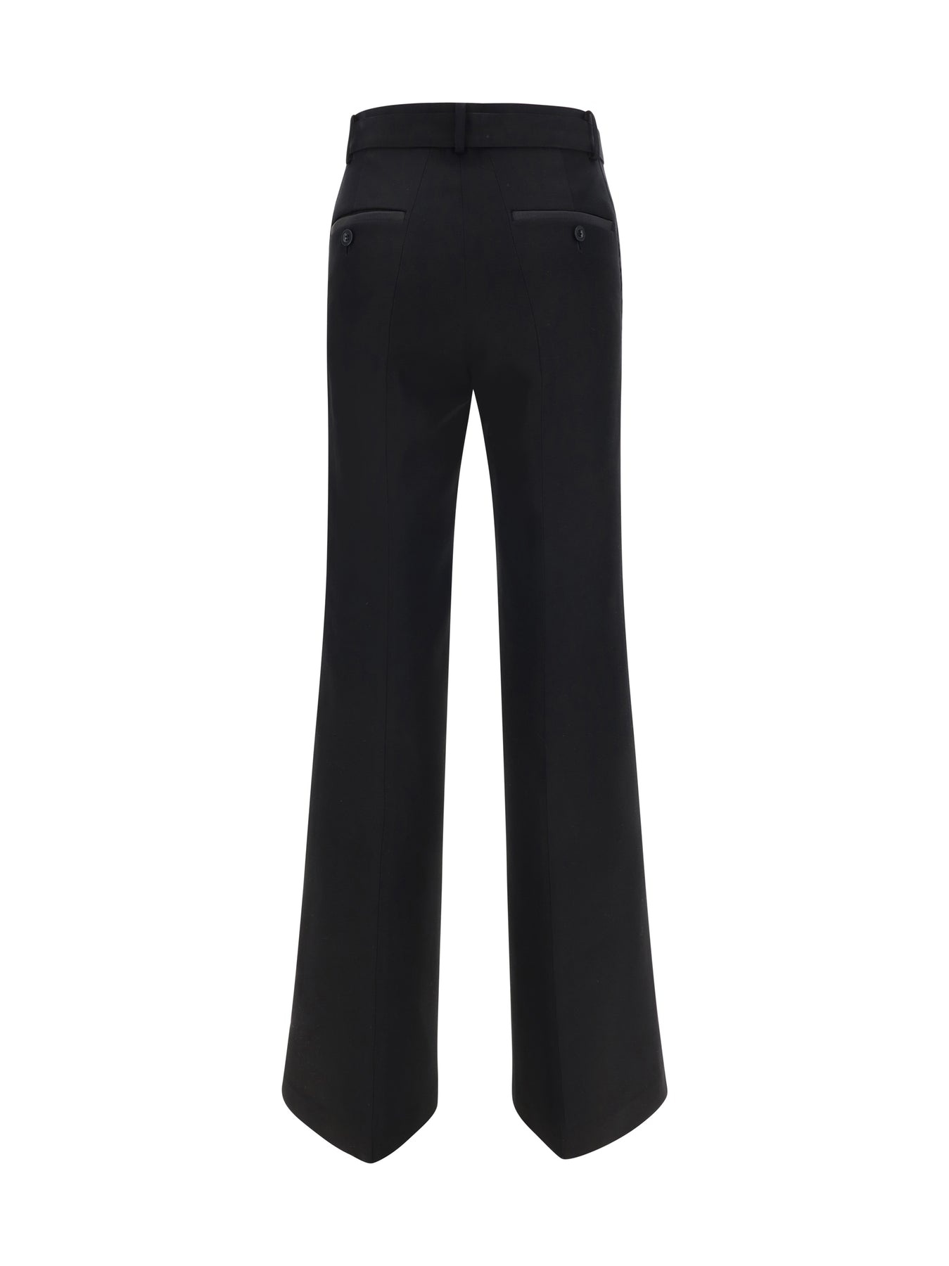 sacai Double-Faced Silk Cotton Pants | wananluxury | REVERSIBLE