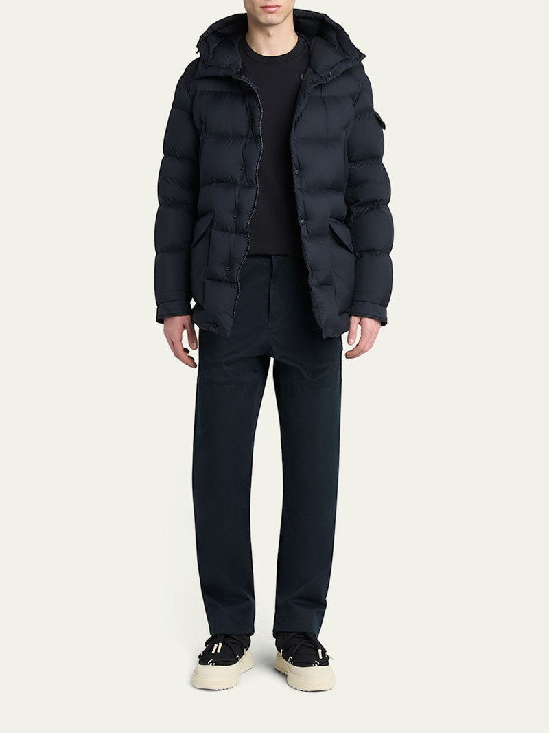 Moncler Men's Bretagne Short Parka outlook