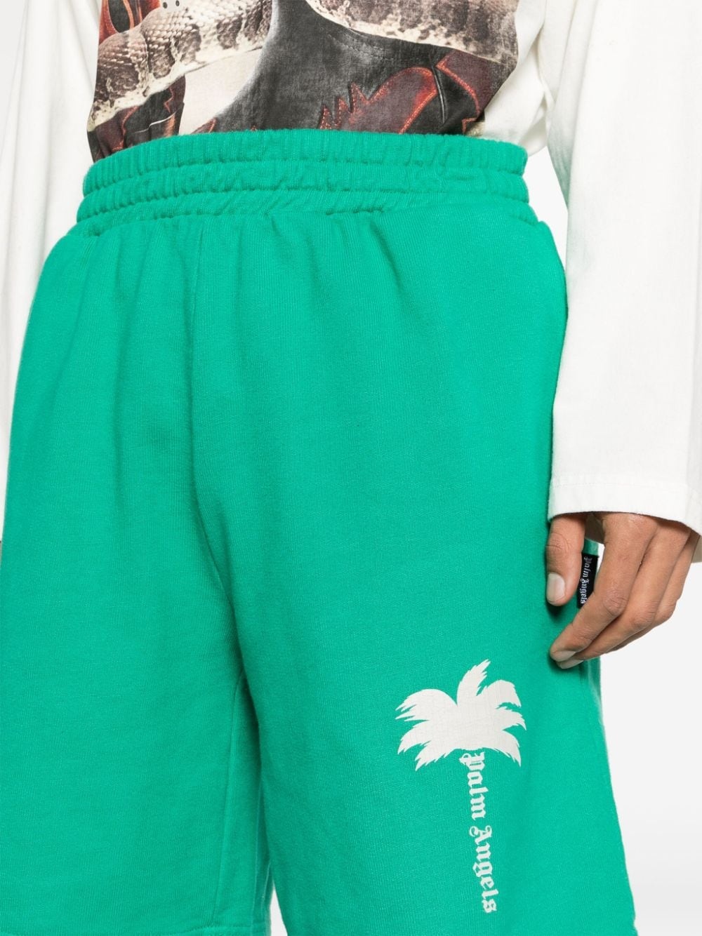 The Palm cotton track shorts - 5