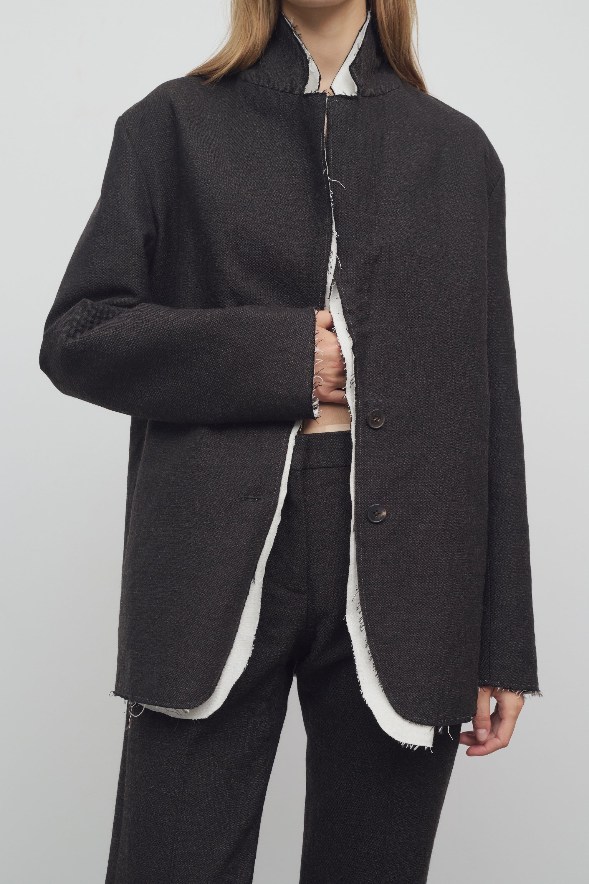 Lysandre Jacket in Cotton and Wool - 6
