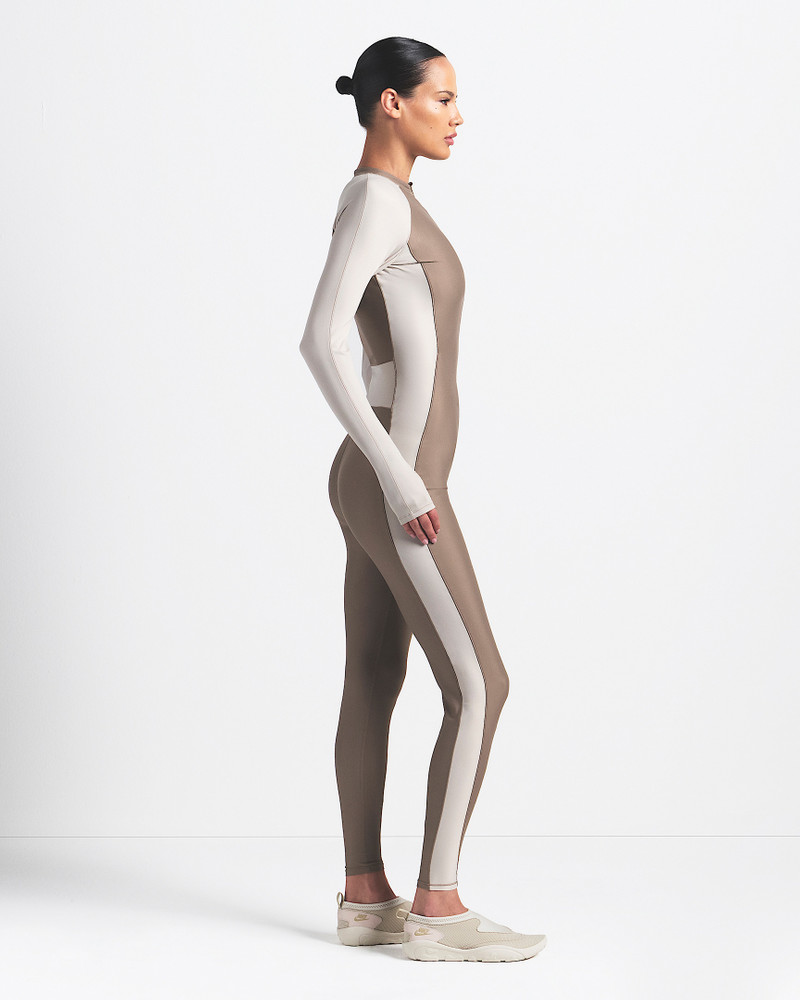NikeSKIMS Shine Women's Zip-Front Long Bodysuit 3
