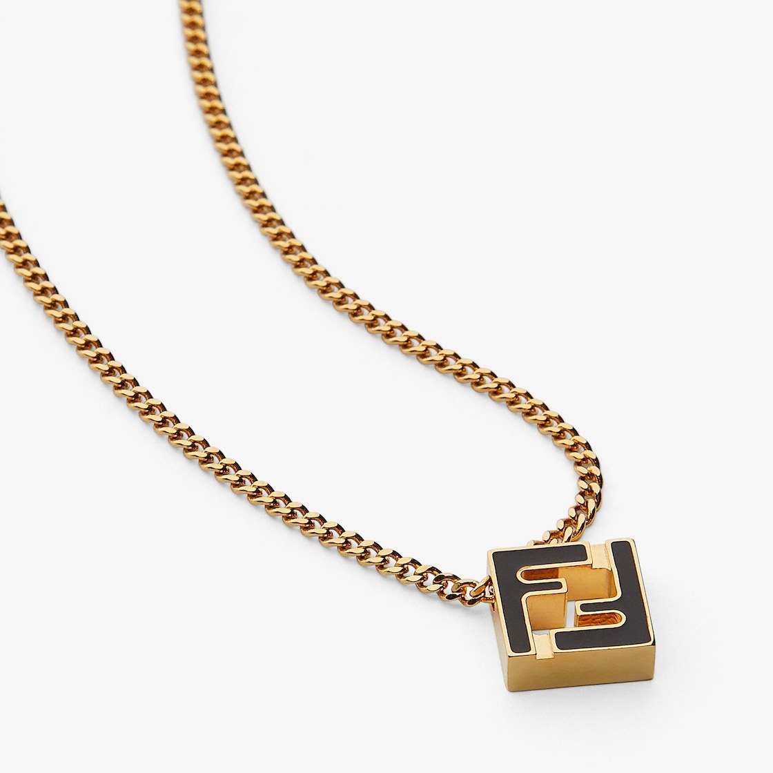 ネックレス・ペンダント FENDI PRINTED PLEXIGLASS AND L FOREVER FENDI NECKLACE FENDI Forever Fendi necklace | REVERSIBLE